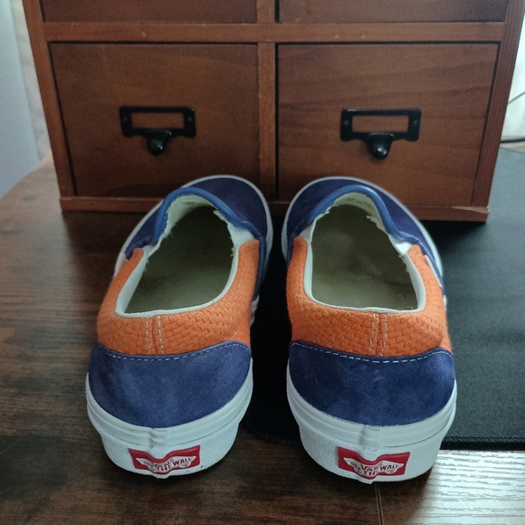 Vans Mens Purple and Orange Slip-On Sneakers_6.5 - Picture 6 of 8